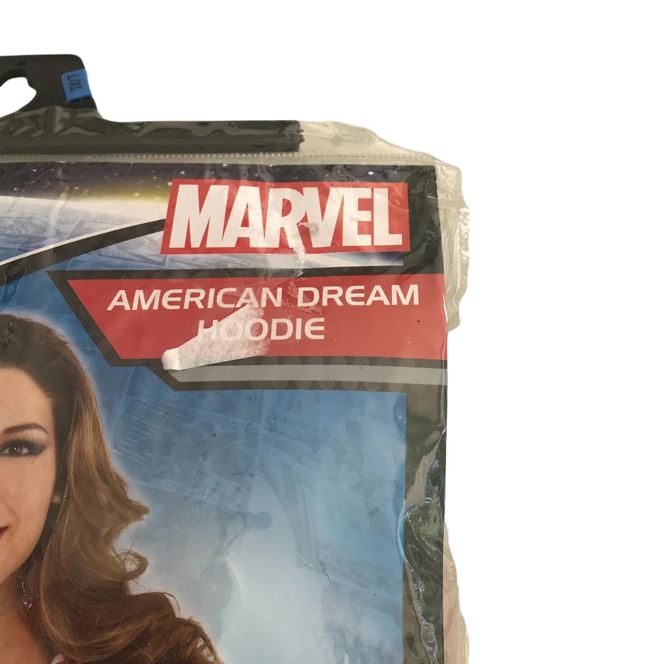 SUDADERA MUJER MARVEL AMERICAN DREAM CREMALLERA SUDADERA CON CAPUCHA SUPER HERO ADULTO L/XL Foto 4 de 4