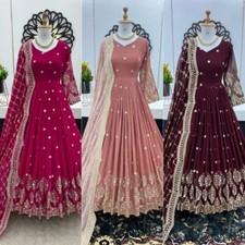 Party Salwar Kameez Pakistani Bollywood New Wedding Indian Designer Dress GOWN
