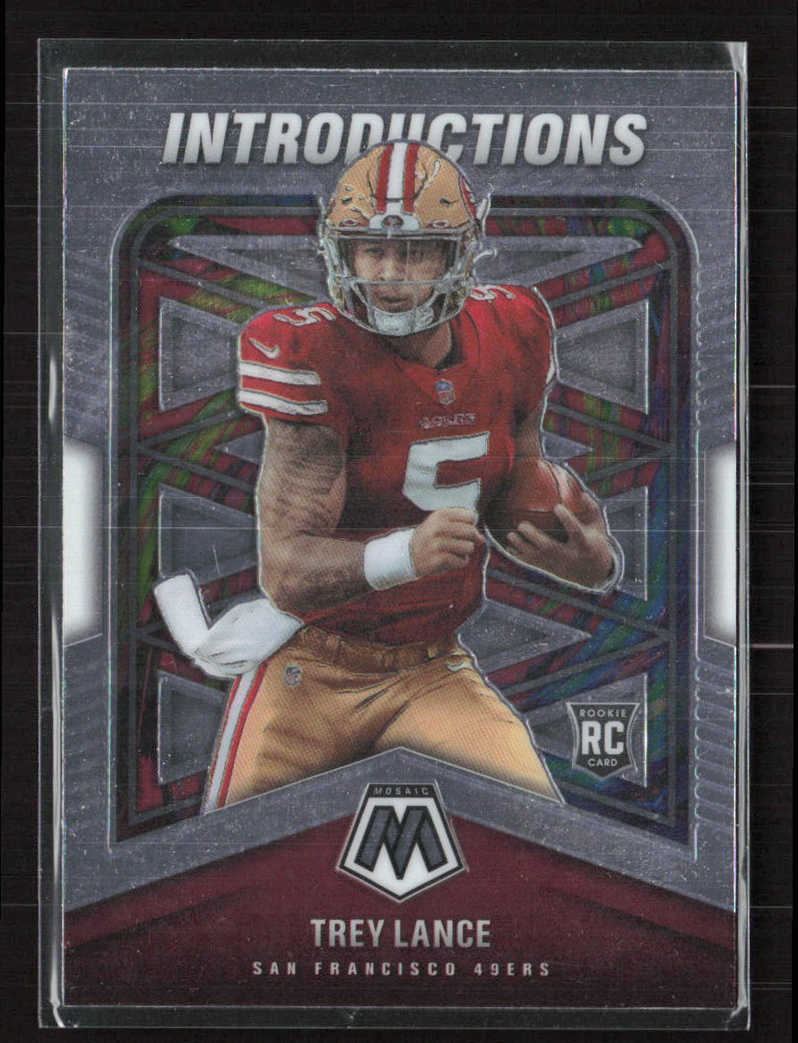 2021 Panini Mosaic #I-3 Trey Lance Introductions San Francisco 49ers (N)