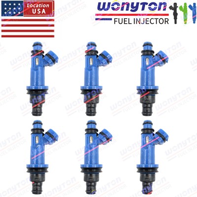 6Pcs OEM DENSO 23250-20020 Fuel Injectors For Lexus RX300 1999-2003 3.0L