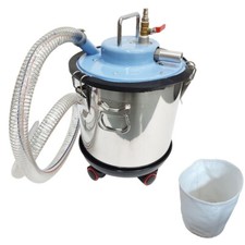 20L Pneumatic Vacuum Industrial Cleaner Iron Chip Oil Suction Machine Air Drive