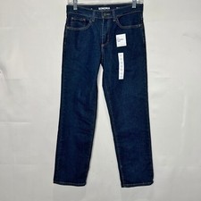 NWT Sonoma Boy s Jeans sz 12 Everyday Dark Wash Straight Pants Adjustable Waist