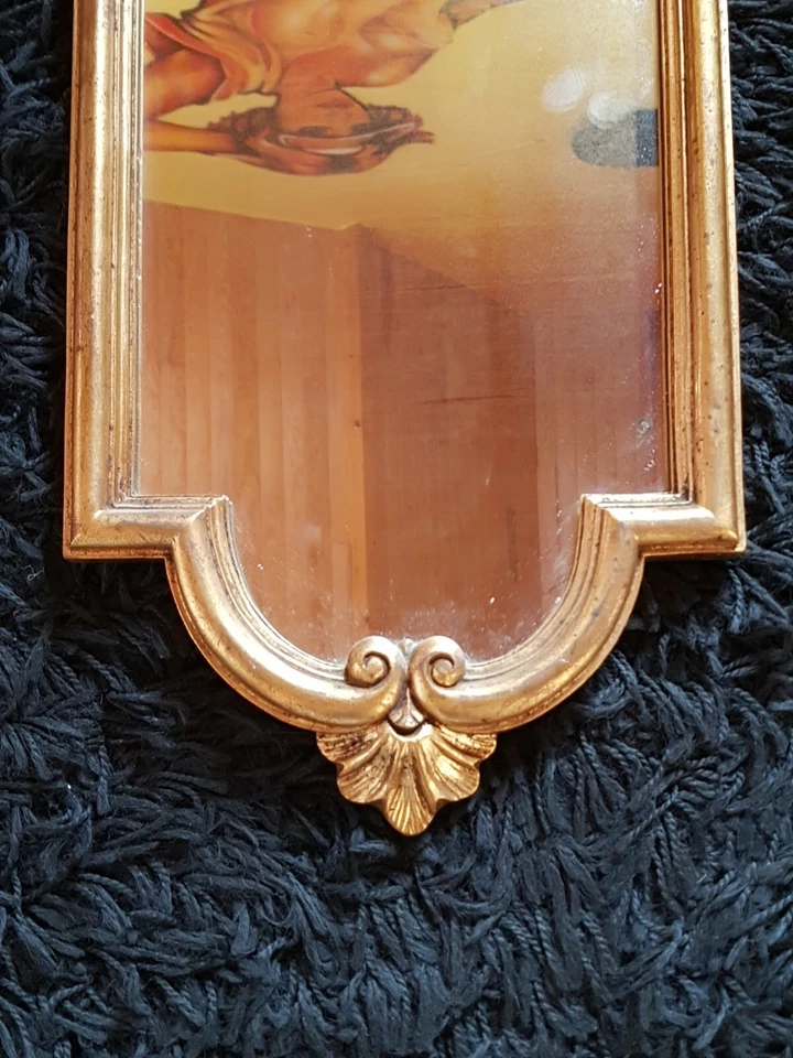 BEAU MIROIR DORÉ STYLE BAROQUE - Photo 3/4