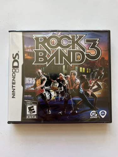 Rock Band 3 (Nintendo DS, 2010) New Factory Sealed EA Harmonix OOP MTV Games