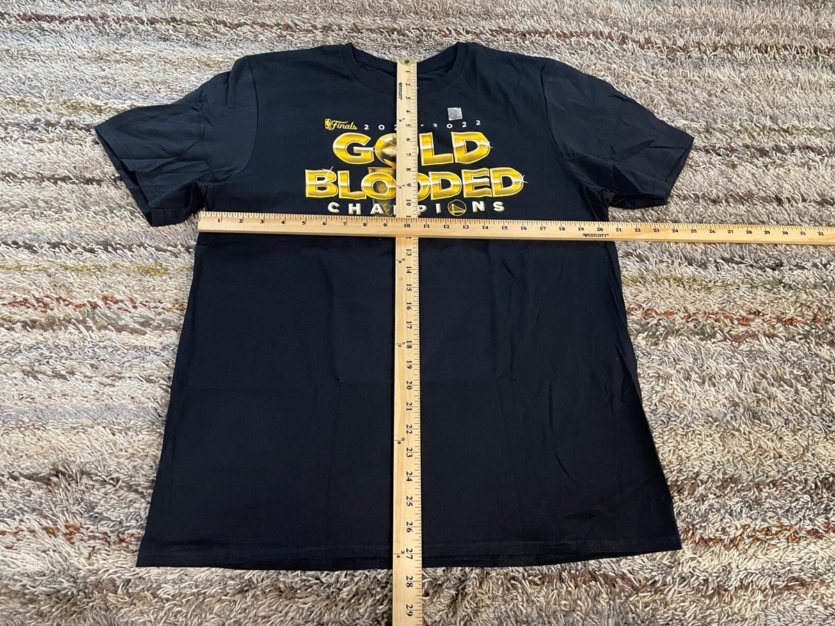 Gold Blooded NBA Golden State Warriors 2022 Finals Champions T