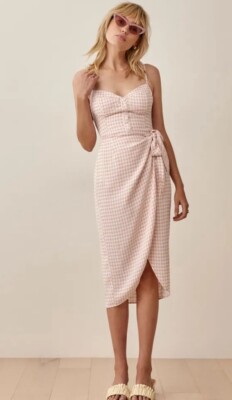 knee length dresses for ladies Arianne Gold Waist Detail Midi Dress A-Line main image 1