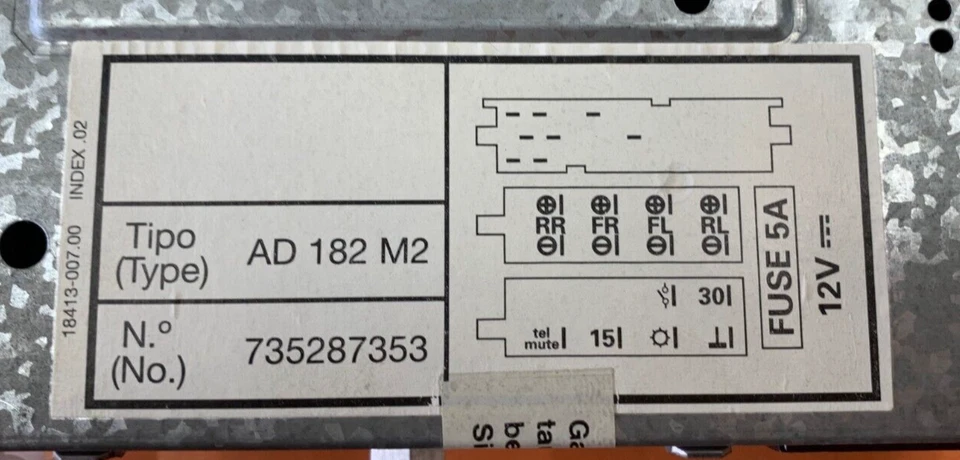 735287353 @ Autoradio Cassetta Fiat Marea (1999...2002) usata funzionante - Immagine 2 di 4