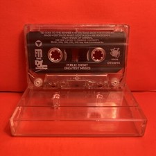 Public Enemy  Greatest Misses Cassette Tape 1992 First Edition Good