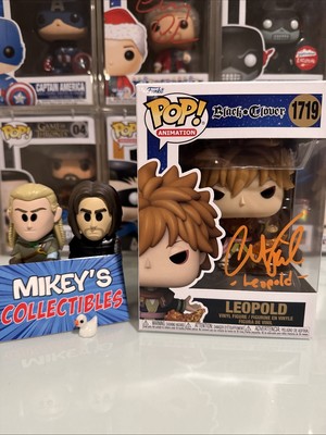 Funko POP! Animation - Black Clover - LEOPOLD #1719 signed Austin Tindle