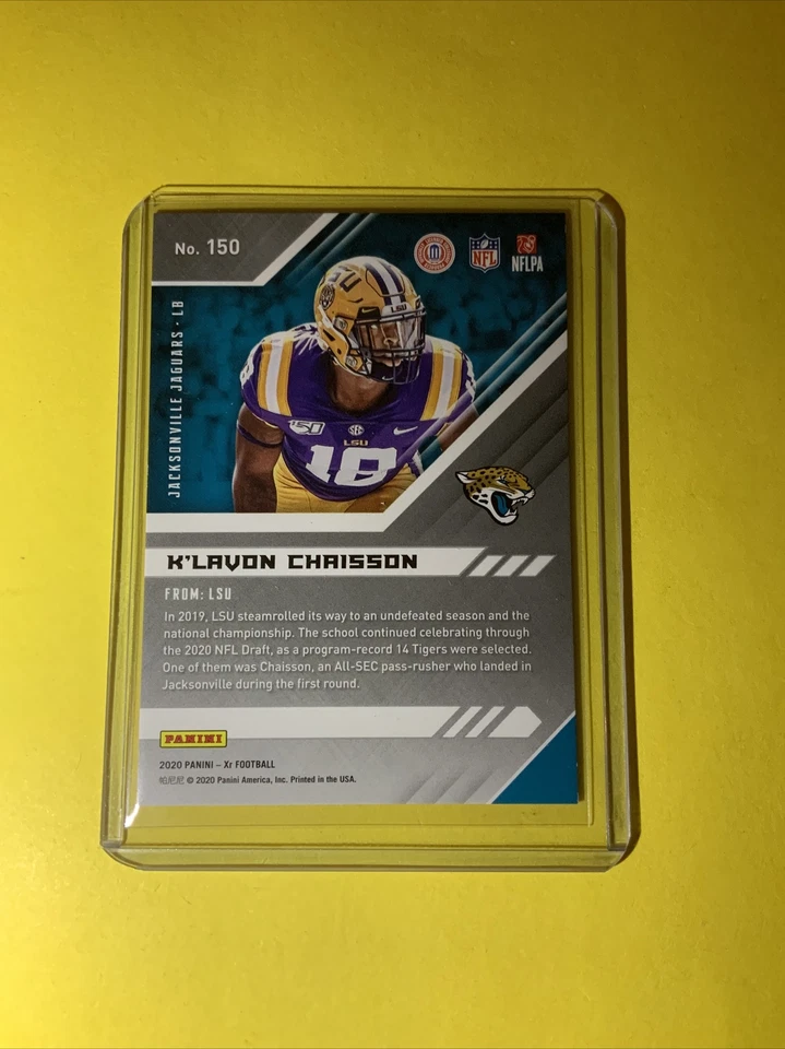2020 XR K’Lavon Chaisson Rookie /75 Jacksonville Jaguars - Image 3 of 3