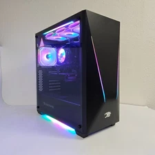 Custom Build Gaming Desktop i7 16GB RAM 512GSSD NVIDIA ARGB LED Win11 Computer