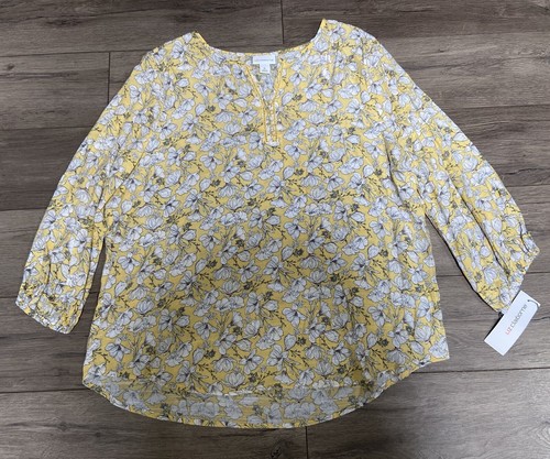Legging Liz Claiborne Taille XL – Imprimé Floral, Taille Haute, Sport