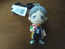Haikyuu!! Figural Bag Clip Series 2 3 Inch Koshi Sugawara