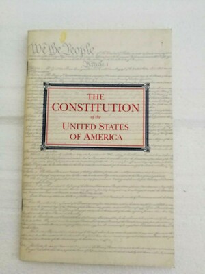 The Constitution Of The United States Of America Booklet House Of Represent 1992