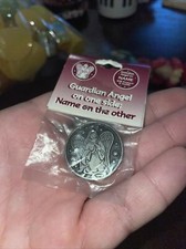 Personalized Guardian Angel Pocket Token Religious Prayer NEW rare