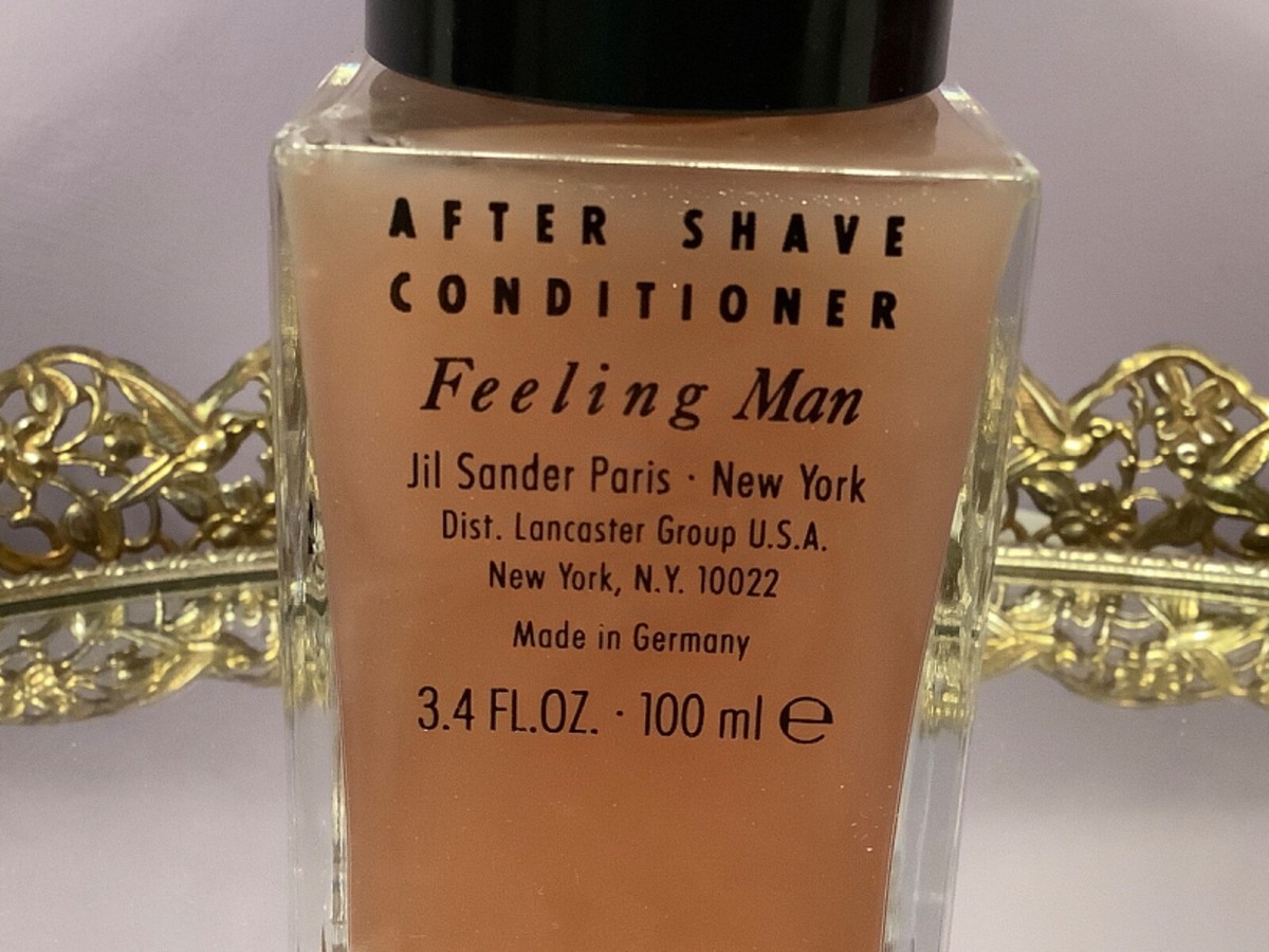 JIL SANDER FEELING MAN AFTER SHAVE CONDITIONER 3.4 oz Vintage