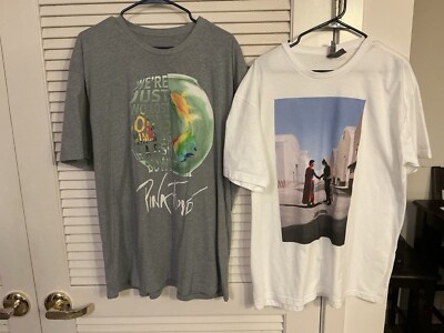 Lot Of 2 Pink Floyd Wish You Were Here Album Cover Men's T Shirt 2XL Batman