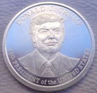 1 oz. Donald J. TRUMP 45th President of the United States round .999 fine silver