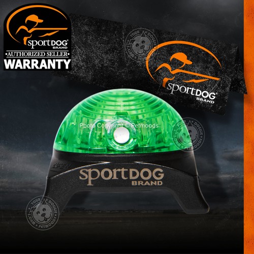 SportDOG Locator Safety Beacon Green Dog Collar Light Walking Hunting
