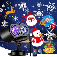 All-in-One Holiday Projector with 11 Themes & Remote for Vibrant Celebrations...