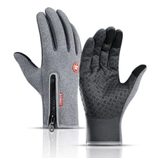 Men Women Cycling Winter Warm Sport Gloves Touchscreen Outdoor Fishing Splash
