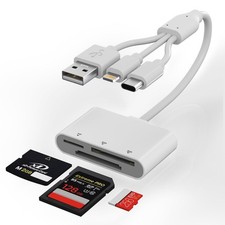 SD Card Reader for iPhone, XD-Picture Sony Cybershot SD Card Reader with USB ...