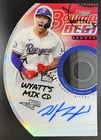 2025 Bowan Bowman's Best Wyatt Langford Auto Best Mix /10 Rangers #BMA-WL