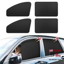 Car Curtains for Side Window - 4 Pcs Privacy Sun Shades Magnetic 4pcs dexterous
