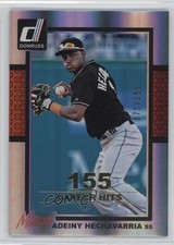 2014 Panini Donruss Gold Career Stat Line 71/155 Adeiny Hechavarria #306 o6b