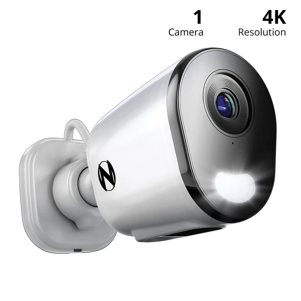 Plug-in AC Powered Wi-Fi 4K HD Indoor/Outdoor Deterrence Camera with 2-Way Au... - Image 2 of 4