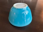 1940's Pyrex 5" Blue Mixing Bowl - No Number, TM REG Mark