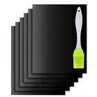 5Pcs Oven LINER Bottom Sheet Mat Non Stick BBQ Grill Mat Cooker PTFE Sheet