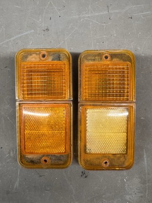 1967-1972 Chevy GMC Truck Front Fender Marker Turn Signal Light Lens C10 K10 OEM