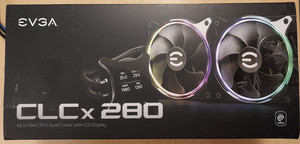 EVGA Closed Loop CPU Cooler Radiator 280x144mm 400-HY-CL28-V1 Low usage, Exc
