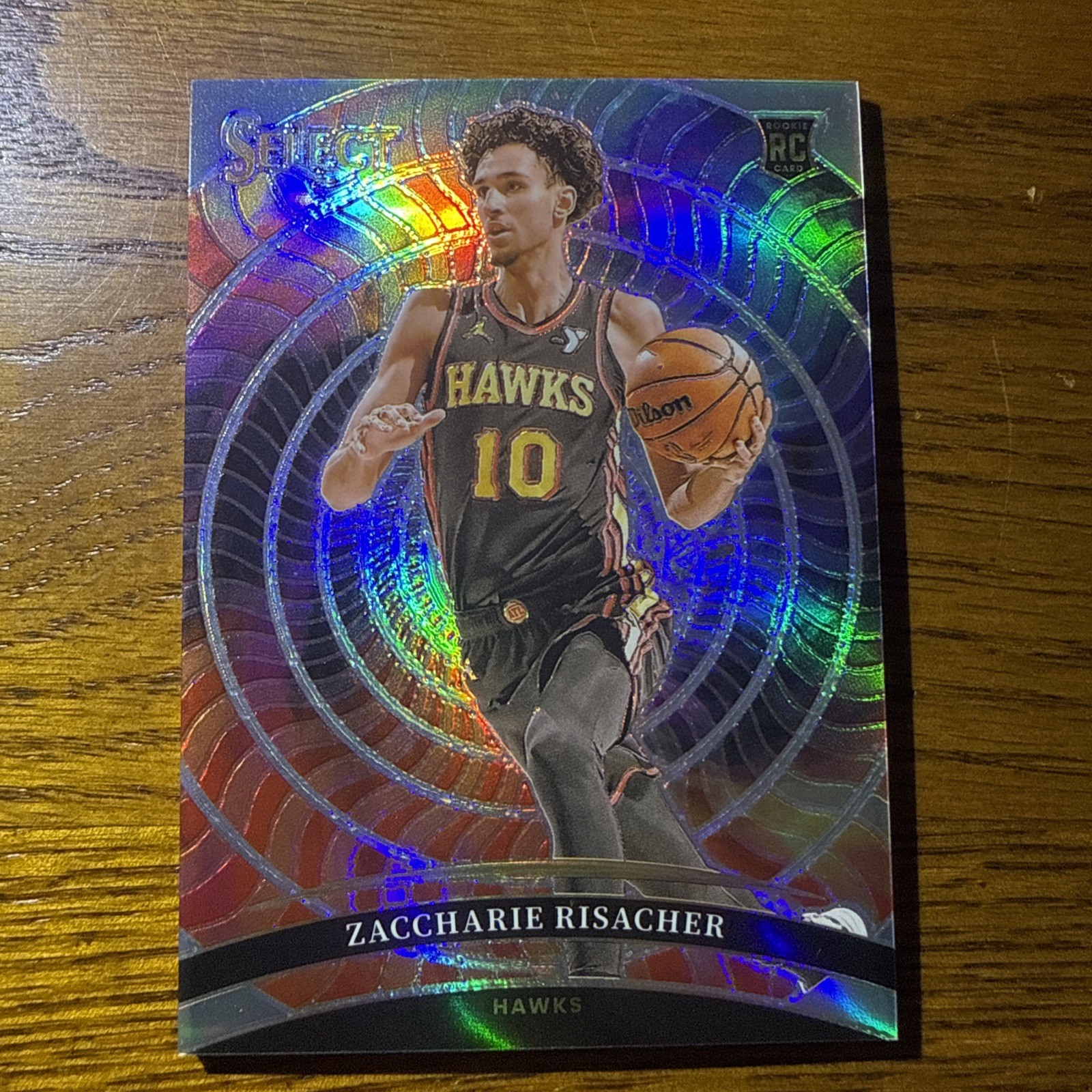 🔥 2024 SELECT ZACCHARIE RISACHER #8 COLOR WHEEL ROOKIE RC CASE HIT SSP 🔥