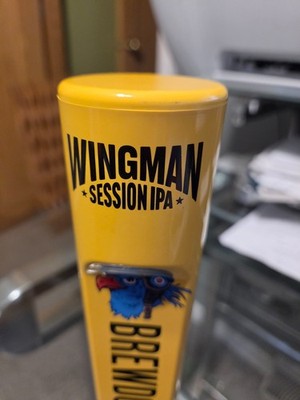 BREWDOG WINGMAN SESSION IPA  BEER TAP HANDLE.7' TALL  RARE! UNITED KINGDOM.