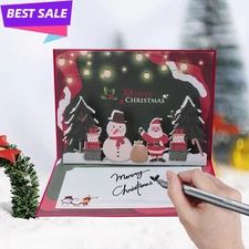 Christmas Money Cards - 4 Holders Christmas Cards with Envelopes and Stickers