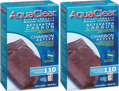 Fluval 110 Activated Carbon Media for Aqua Clear AC110 Hang on Back Aquarium Fil