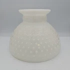 Vintage Hobnail White Milk Glass Hurricane Lamp Shade Globe
