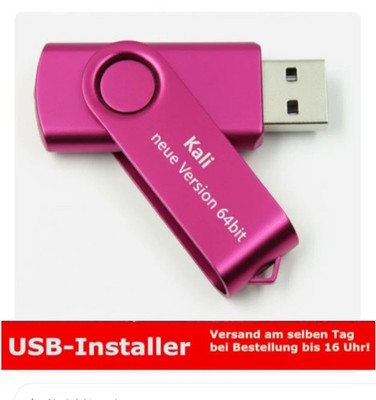 Linux Kali 2025.4 vom 12.12.2025 Live 64 Bit  16GB -Live-USB-Stick  Blitzversand