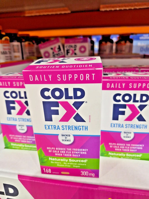 #ad Cold FX Extra Strength 168 Capsules 300mg Non Drowsy Natural Anti Body NO TARIFF $59.27