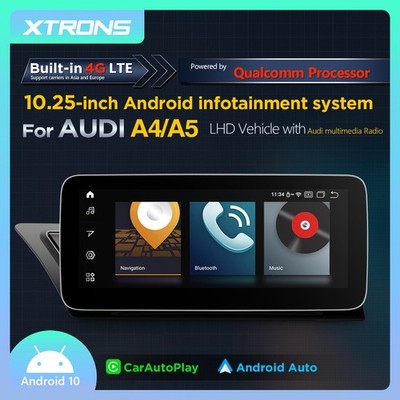 XTRONS 8,8'' Autoradio Android 12 2G+32GB IPS DSP GPS Navi für Audi A4 B8 S4 RS4