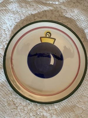 Vicki Carroll Christmas Ornament Dessert Plate