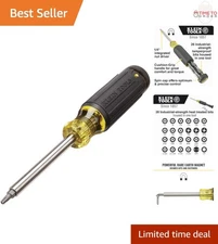 Multi-bit Tamperproof Screwdriver 27-in-1 Bits & Nut Driver for Fastening
