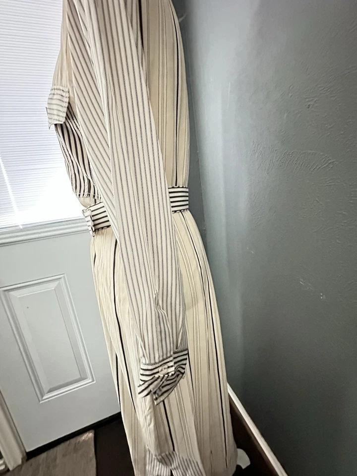 Vestido longo de seda Zimmermann com cinto midi tamanho 1 - Imagem 2 de 4