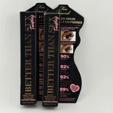 (2)Too Faced Better than Sex Foreplay Mascara Primer Makeup Full Size 0.27oz NEW