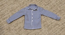 Camisa manga larga a cuadros 1/6 VORTOYS V1017 hombre Capitán América Steve Rogers