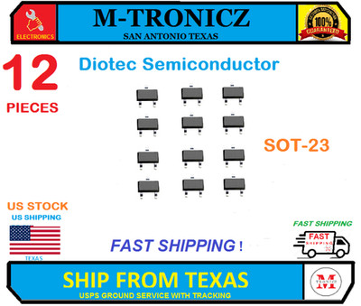 LOT OF  12 PIECES  SMD TRANSISTOR  Marking Code  6C   Size  SOT-23