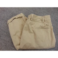 Bills Khaki Pants Mens 38x28 Pleated Casual Dress Pants Chinos Tan