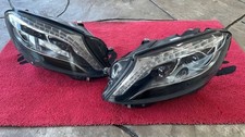 MERCEDES S CLASS W222 HEADLIGHT LAMP SET PAIR RH LH 2014-2017 GENUINE